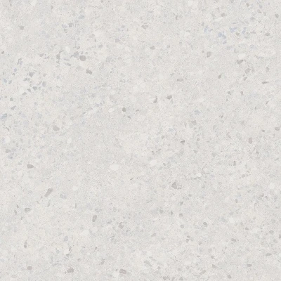 Терраццо серый светлый обрезной 60x60x0,9