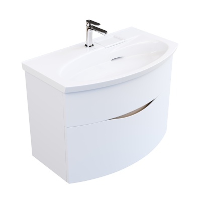 Тумба RIVA 80 см, белая матовая Тумба RIVA 80 см, белая матовая