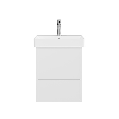 Тумба PRO подвесная 2 ящика 50, белая матовая Тумба PRO подвесная 2 ящика 50, белая матовая