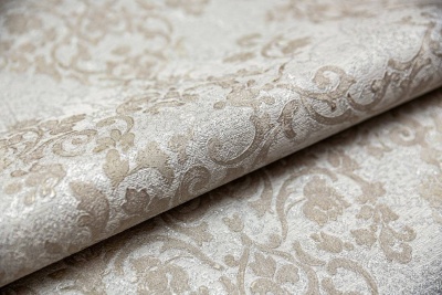 Обои виниловые Флора мотив, серый, бежевый Обои виниловые Флора мотив, серый, бежевый