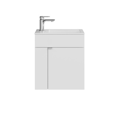 Тумба LATO подвесная 50 с дверцей, белый глянцевый Тумба LATO подвесная 50 с дверцей, белый глянцевый