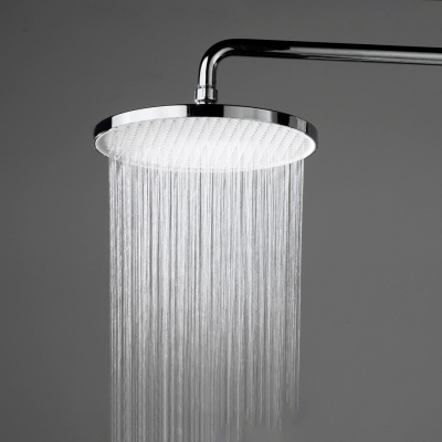 Душевая колонна FONTE на 3 потока с поворотным изливом и механическим смесителем, черный матовый Душевая колонна FONTE на 3 потока с поворотным изливом и механическим смесителем, черный матовый