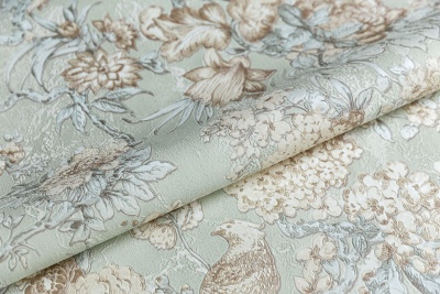 Обои виниловые Азулежу мотив, зеленый