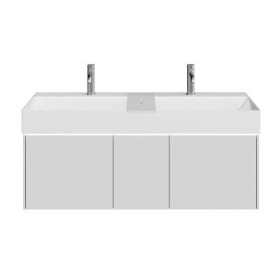 Тумба GRANDE подвесная 120, 3 ящика, архитектурный серый Тумба GRANDE подвесная 120, 3 ящика, архитектурный серый