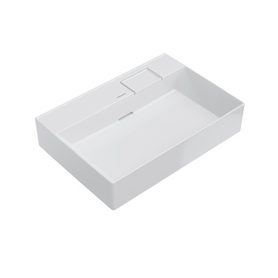 Раковина LOGICA мебельная\подвесная без отверстий 70, белая глянцевая Раковина LOGICA мебельная\подвесная без отверстий 70, белая глянцевая