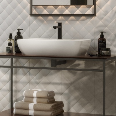 Смеситель для раковины FUTURA однорычажный без донного клапана 3/8, матовый черный Смеситель для раковины FUTURA однорычажный без донного клапана 3/8, матовый черный