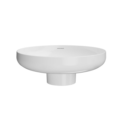 Раковина SAFI накладная 46 с крепежом, белая глянцевая Раковина SAFI накладная 46 с крепежом, белая глянцевая