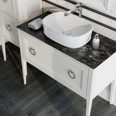 Раковина CIRCO накладная 50, белая глянцевая Раковина CIRCO накладная 50, белая глянцевая