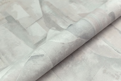 Обои виниловые на флизелиновой основе Фреш мотив, серый-бежевый, абстракция