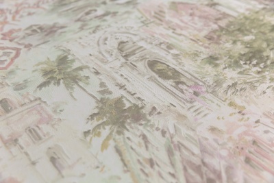 Обои виниловые Впечатление мотив, зеленый