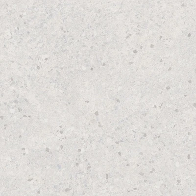 Терраццо серый светлый обрезной 60x60x0,9