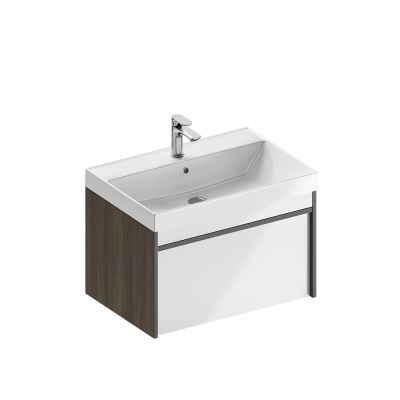 Тумба MODULA подвесная 70 с ящиком 1+1, арабика