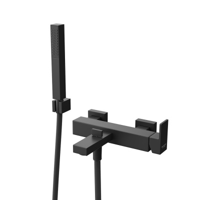 Смеситель для ванны FUTURA настенный, матовый черный Смеситель для ванны FUTURA настенный, матовый черный