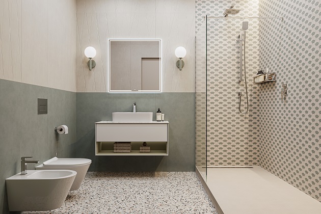 Ванная комната с душевой Таделакт / Бричиола