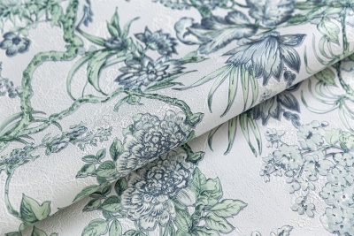 Обои виниловые Азулежу мотив, светло-голубой Обои виниловые Азулежу мотив, светло-голубой