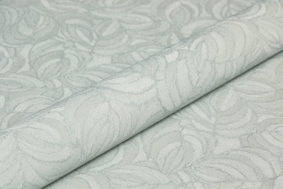 Обои виниловые на флизелиновой основе Мираж база универсальная, голубой, листья Обои виниловые на флизелиновой основе Мираж база универсальная, голубой, листья